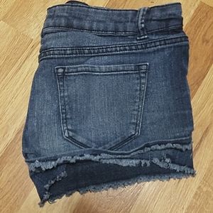 Dark blue jean shorts
